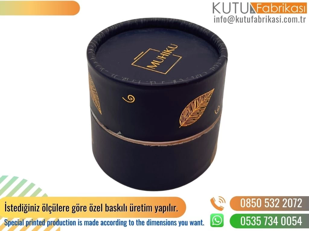 Yaldız Baskılı Küçük Promosyon Kutu Lacivert