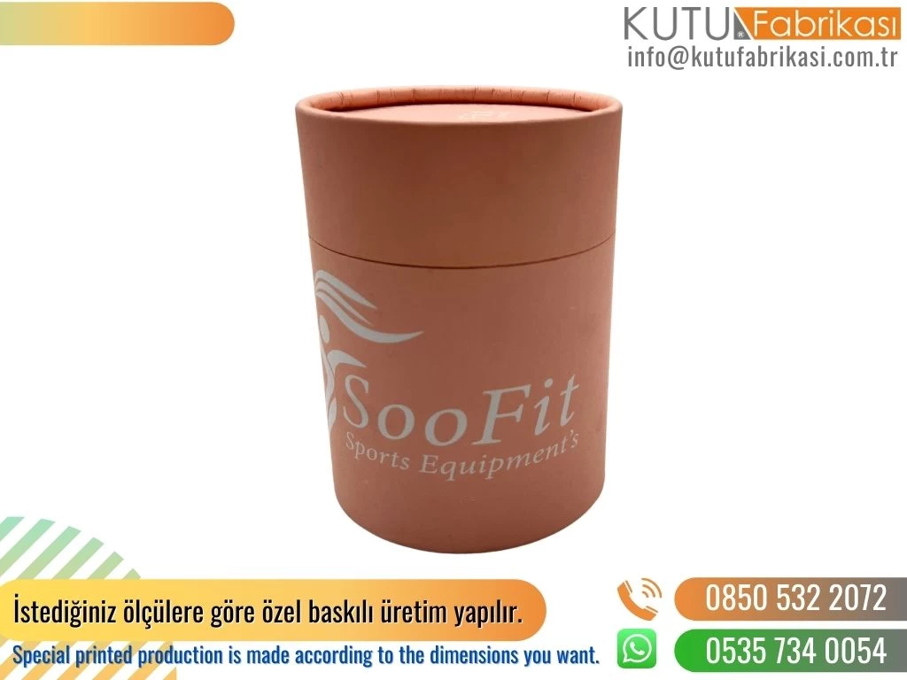 Pastel Renk Silindir Aksesuar Kutusu