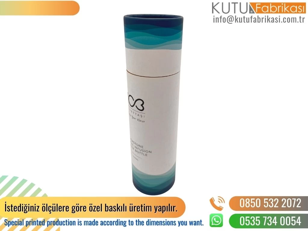 Lüks Aksesuar Kutusu Silindir Kutu