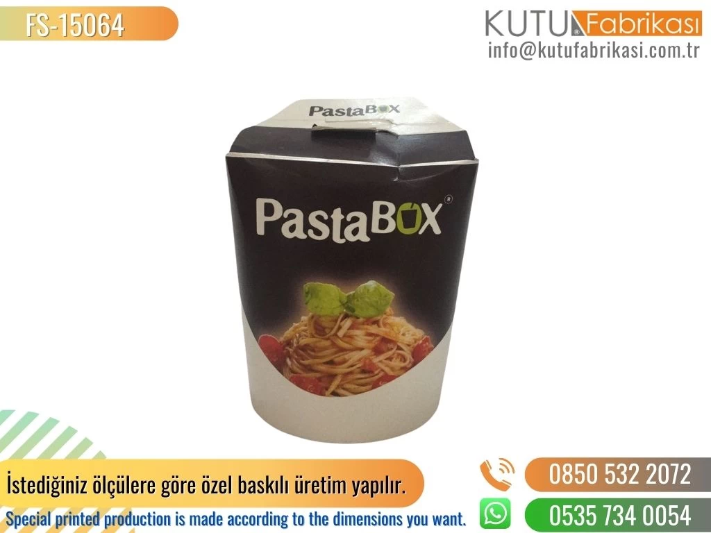 Baskılı Noodle Kutusu 15064