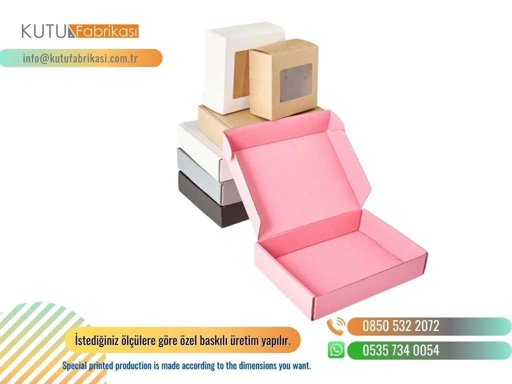 KATLANABİLİR PENCERELİ KURABİYE KUTULARI