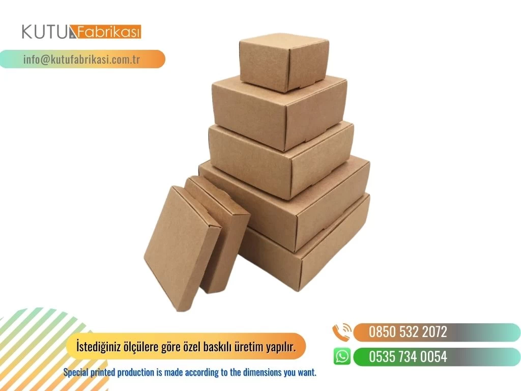 KRAFT KATLANABILIR KARGO POSTA KUTULARI