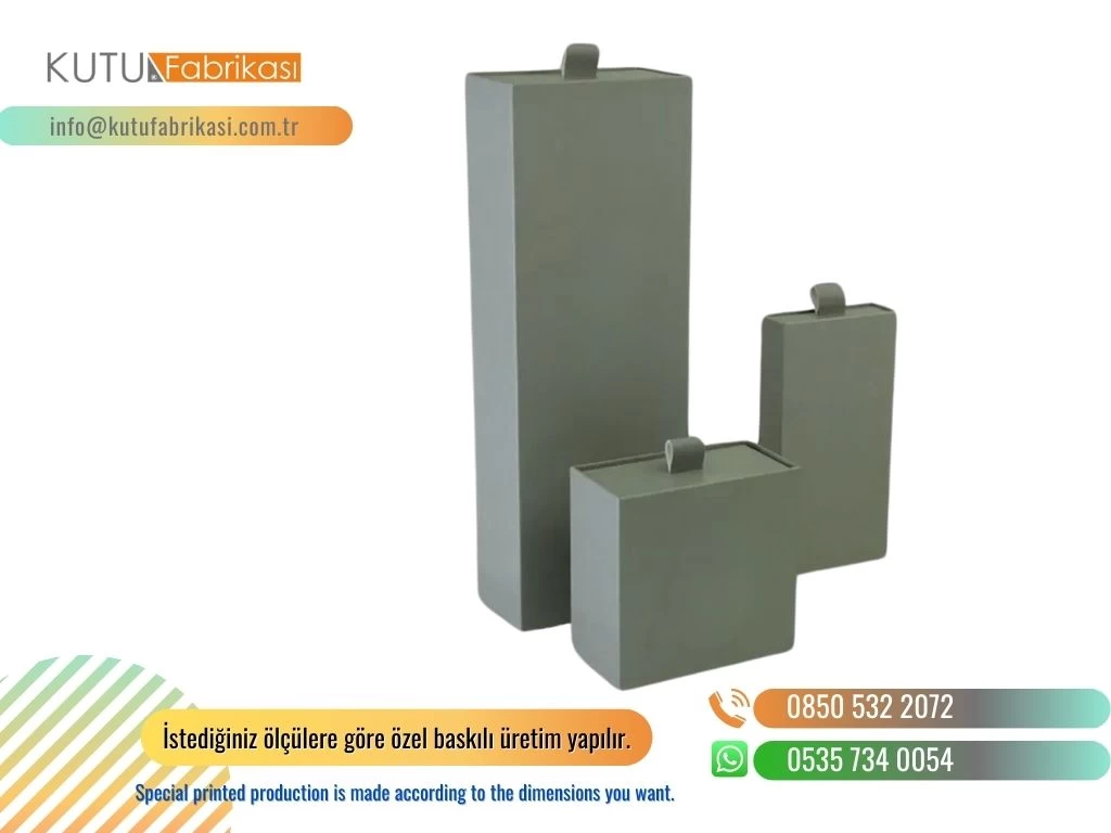 ÖZEL ŞEKİLLİ SERT KARTON KURDELALI KUTU