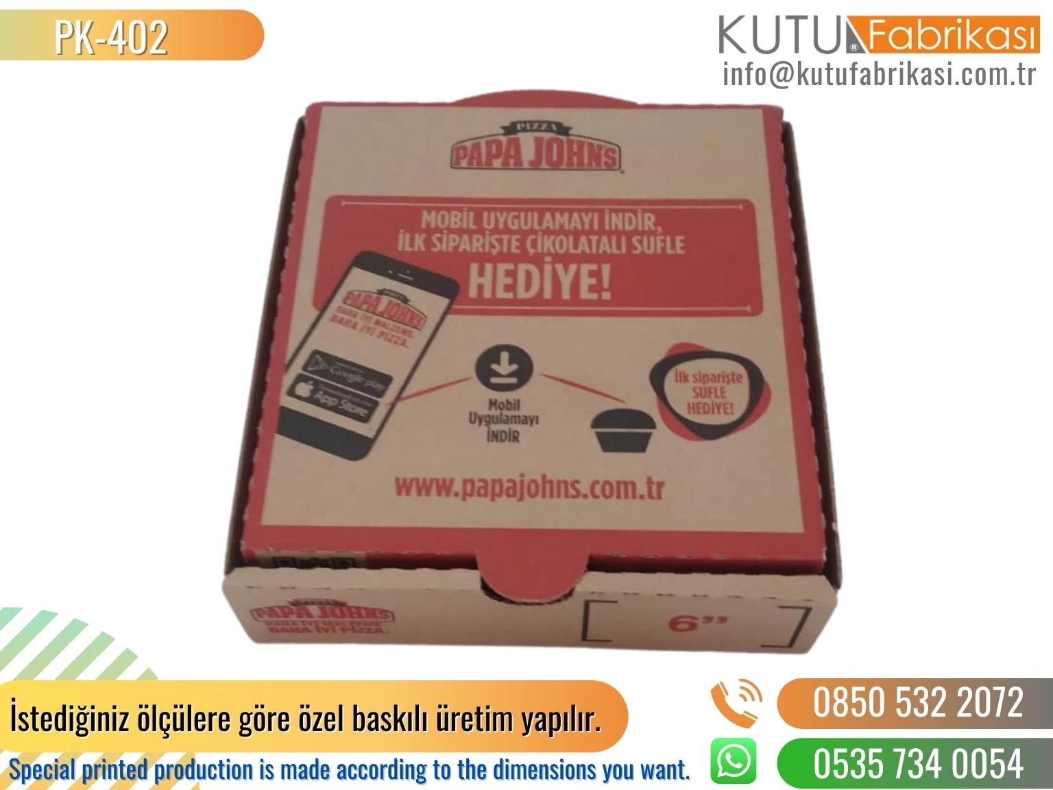 Pizza Kutusu 402