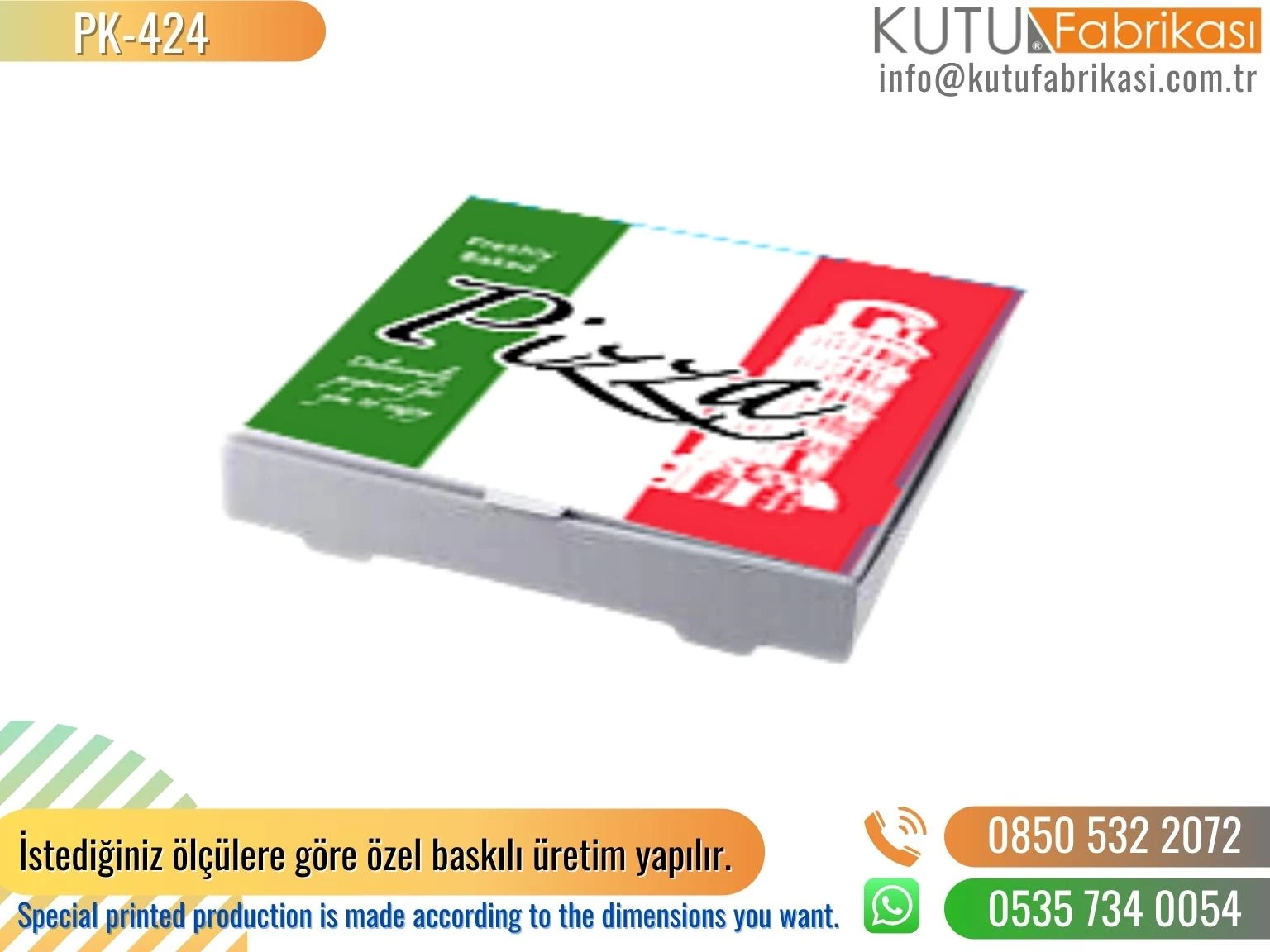 Pizza Kutusu 424