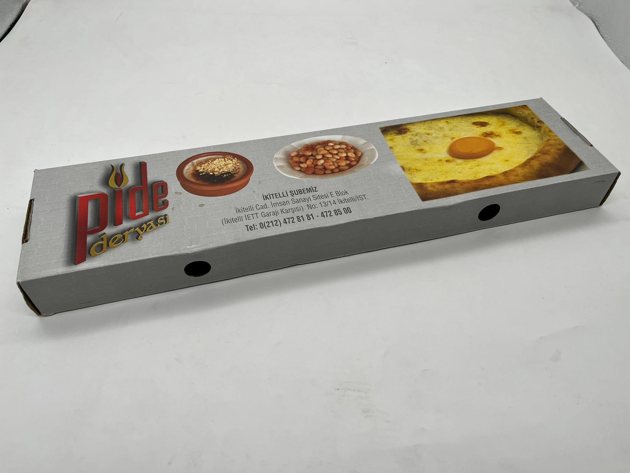 Çok Renk Baskılı Sıvamalı Lahmacun Pide Kutusu