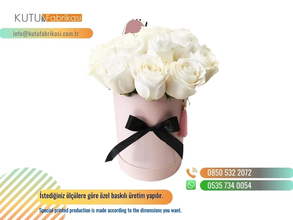 Silindir Çiçek Kutusu