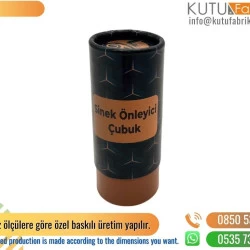 Çift Renk Baskılı İnce İlaç Silindir Kutu