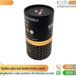 Gold Selefonlu Bitkisel Macun Silindir Kutu Siyah