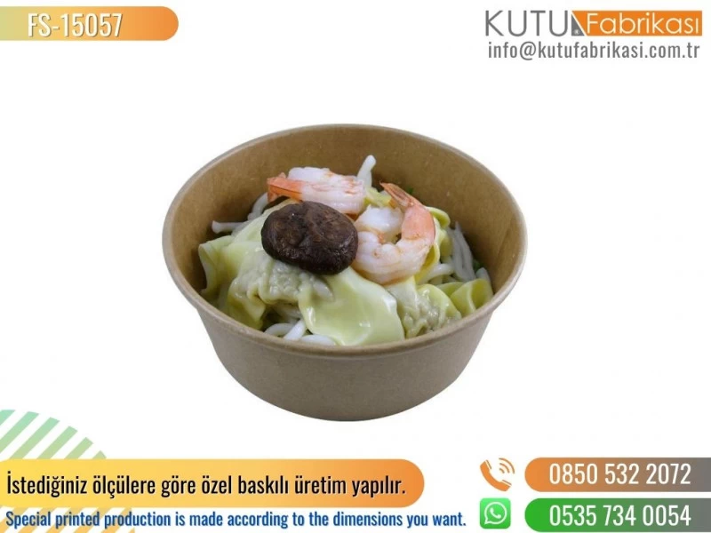 Kraft Cardboard Soup Bowl 15057