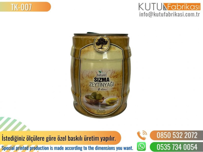 Metal Teneke kutu 007