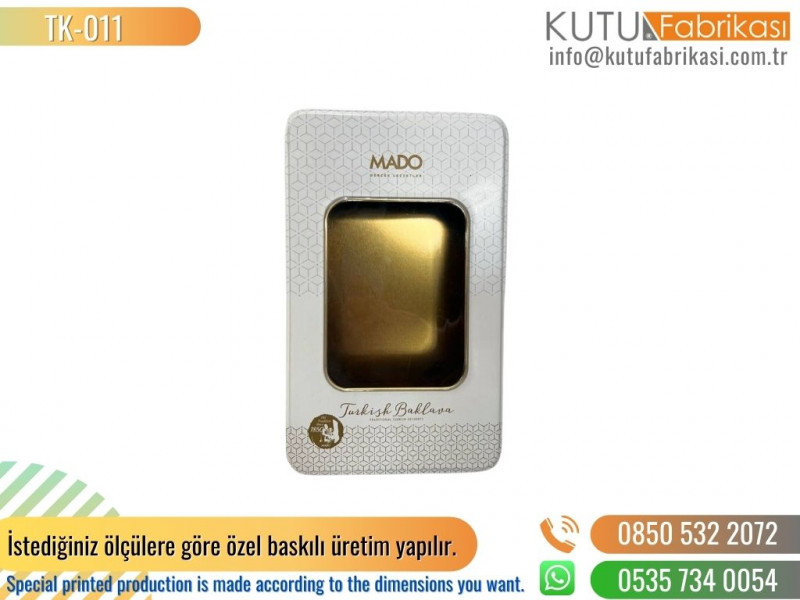 Metal Teneke kutu 011