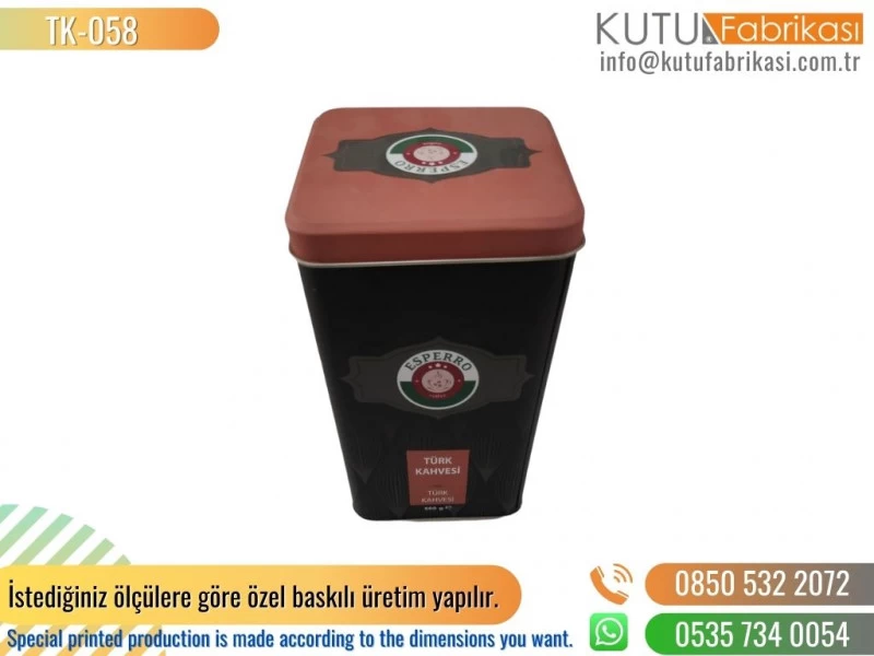 Metal Teneke Kutu 58