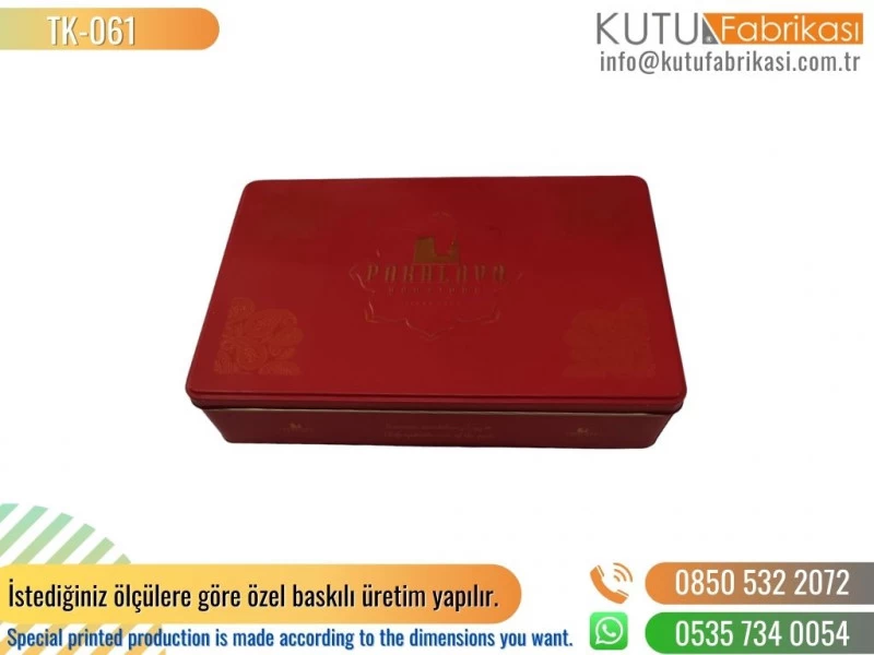 Metal Teneke Kutu 61