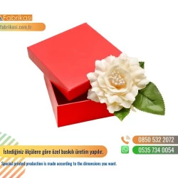 Baskısız Kapaklı Çiçek Kutusu 2